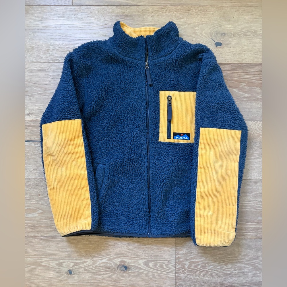 kavu fleece Jacket small blue